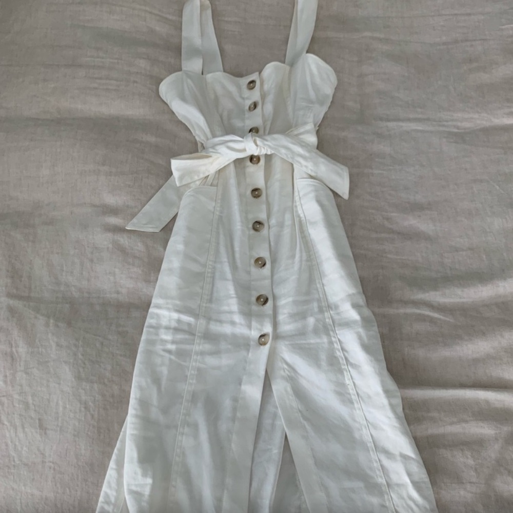 Aritzia White Sleeveless Sundress